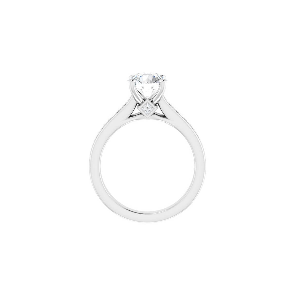 Crystal Anniversary Wedding Band - Image 2