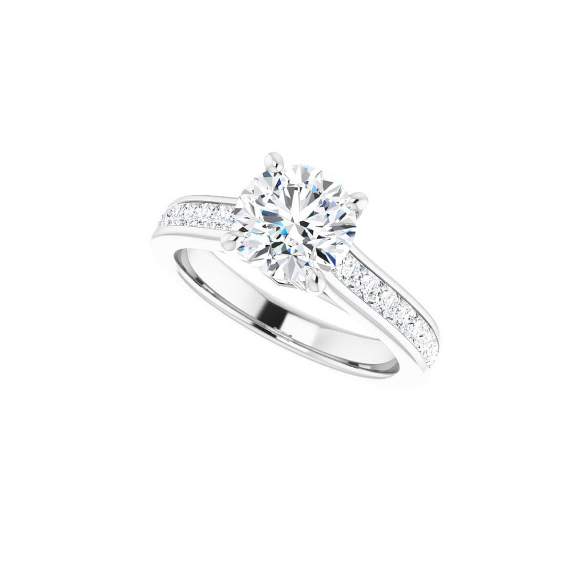 Crystal Anniversary Wedding Band - Image 5