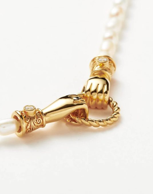 Harris Reed Hands Pearl Bracelet